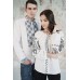 Embroidered Man&Woman Set "Lacy Dreams" white/black